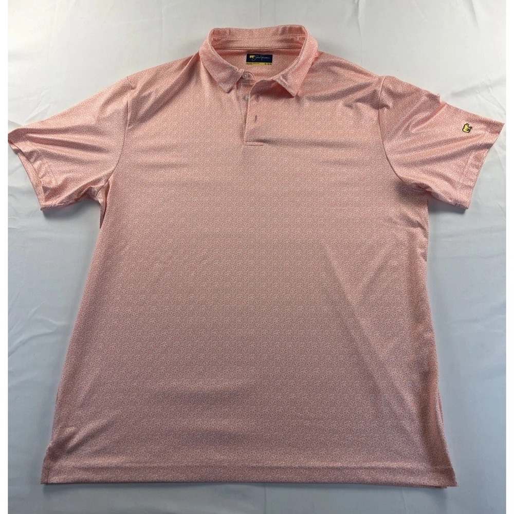 Jack Nicklaus Men's Golf Polo Shirt Performance Salmon Size XL - Picture 1 of 7